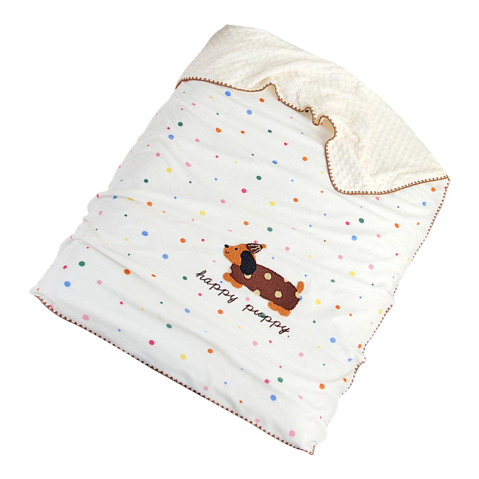 Couverture douce en polaire pour lit d'enfant Zhoushen avec motif animal 3D et plaid de sieste