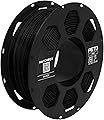 HATCHBOX 1.75mm Black High Speed PETG 3D Printer Filament, Dimensional Accuracy +/- 0.03 mm, 1 kg Spool, Compatible with FDM Printers for Fast, Precise Printing