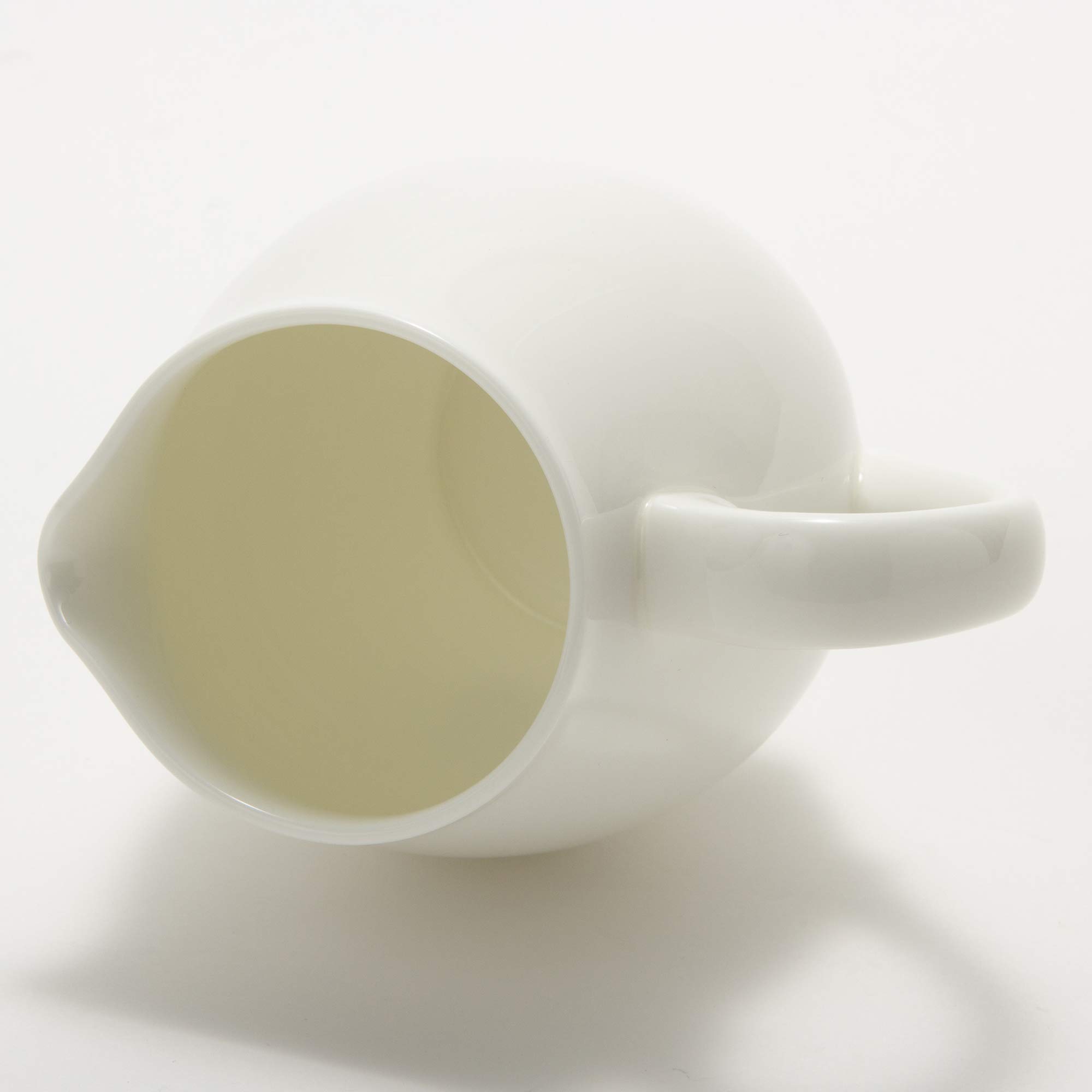 Narumi 9795-4238 Plus Serum Creamer, White, 11.8 fl oz (340 cc), Microwave Heating Compatible, Made in Japan