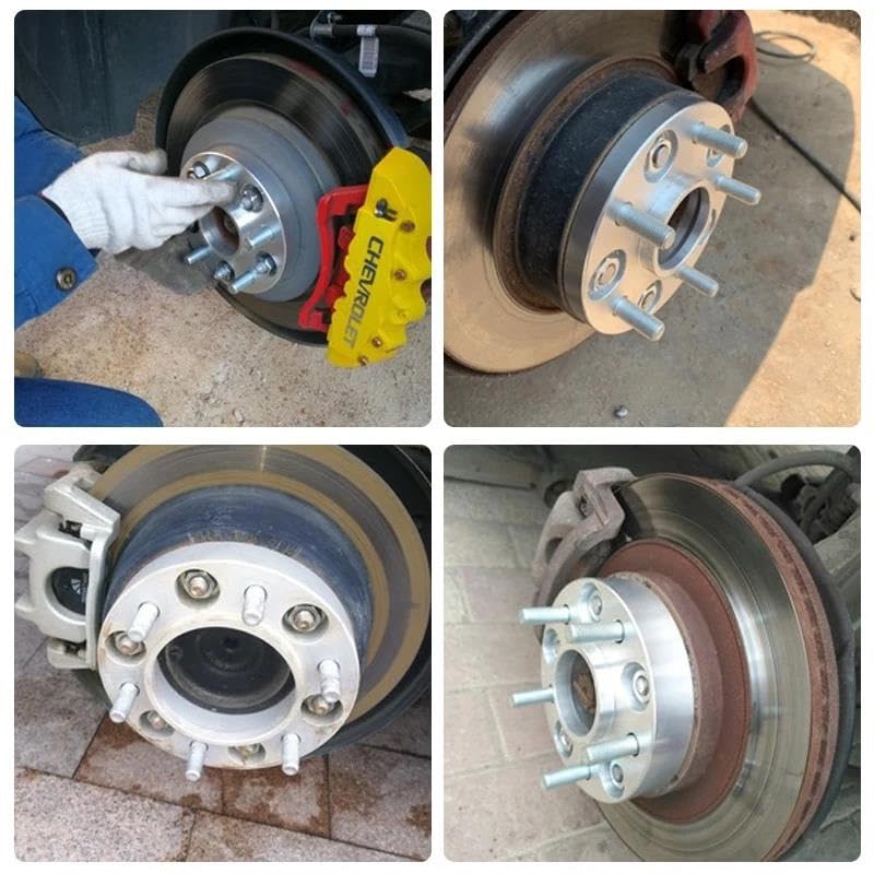 Distanziali Ruota 2 Pezzi 5x108 – Spessore 5mm, CB 60.1mm, In Alluminio Per Maggiorare Carreggiata E Migliorare Stabilità