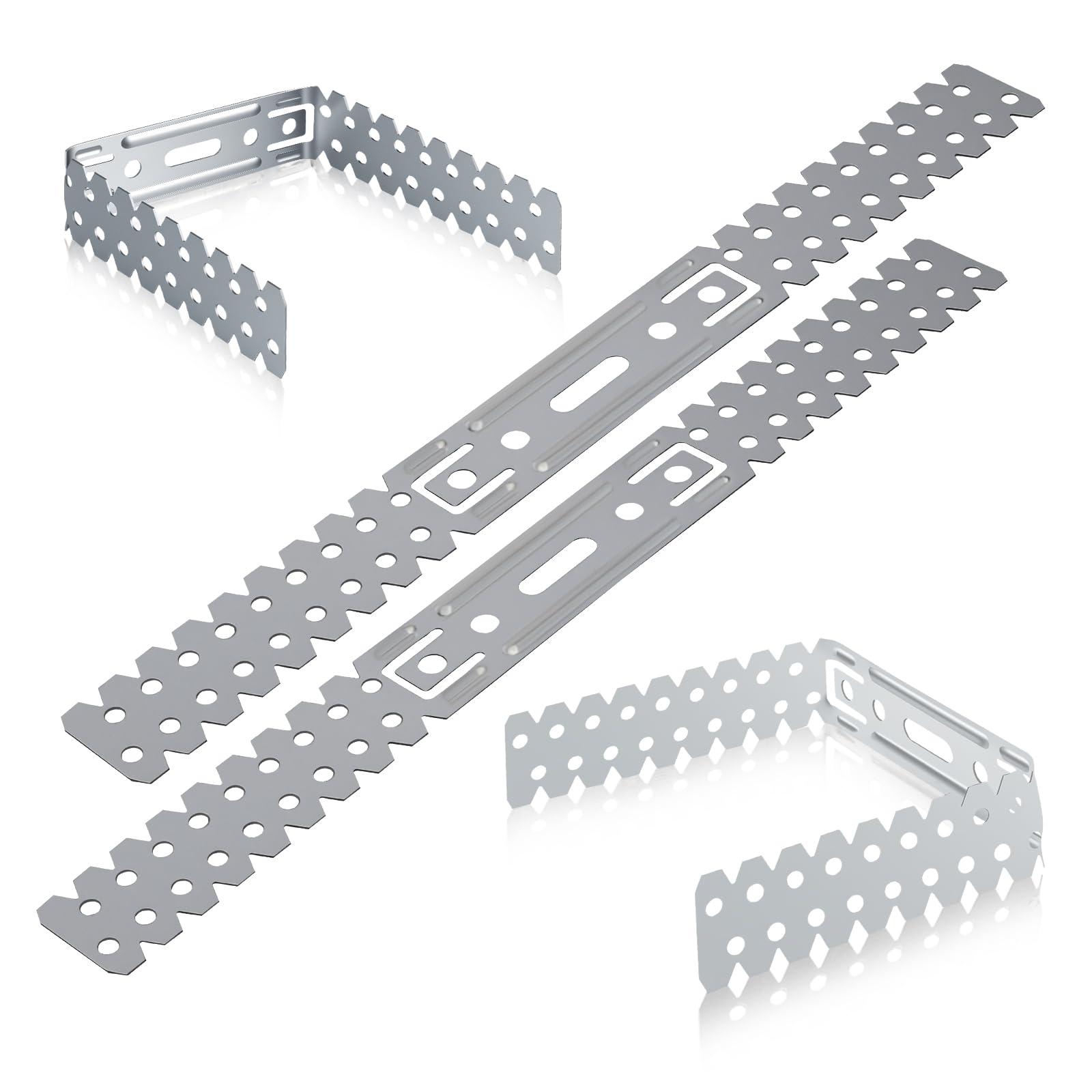 100Pcs Hinge Drylining Brackets, Steel Drywall Bracket