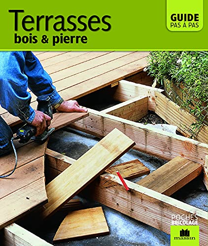 Terrasses en bois et pierre: bois et pierre