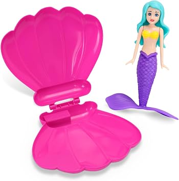 Pool Diving Toy Set, Diving Mermaids, Swimming Pool Accessories & Kids Pool Toys, Diving Games Training Children's Gifts, Little Mermaid Party Supp Purple