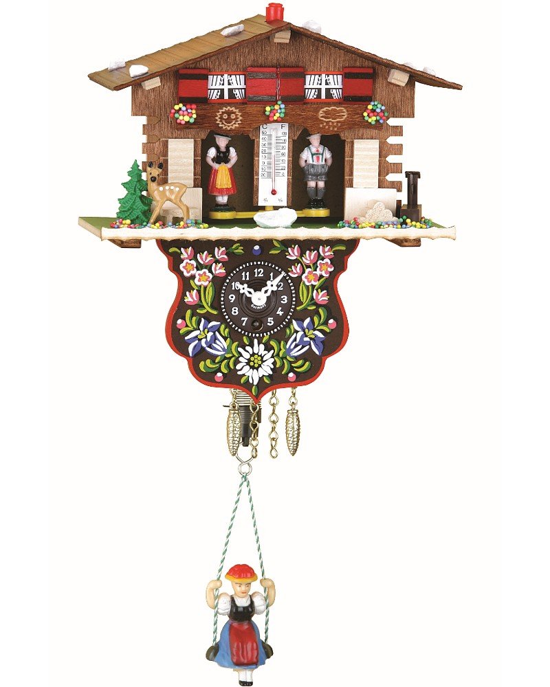 Trenkle Orologio dalla Foresta Nera in miniatura casa svizzera casetta stazione meteo TU 807 S