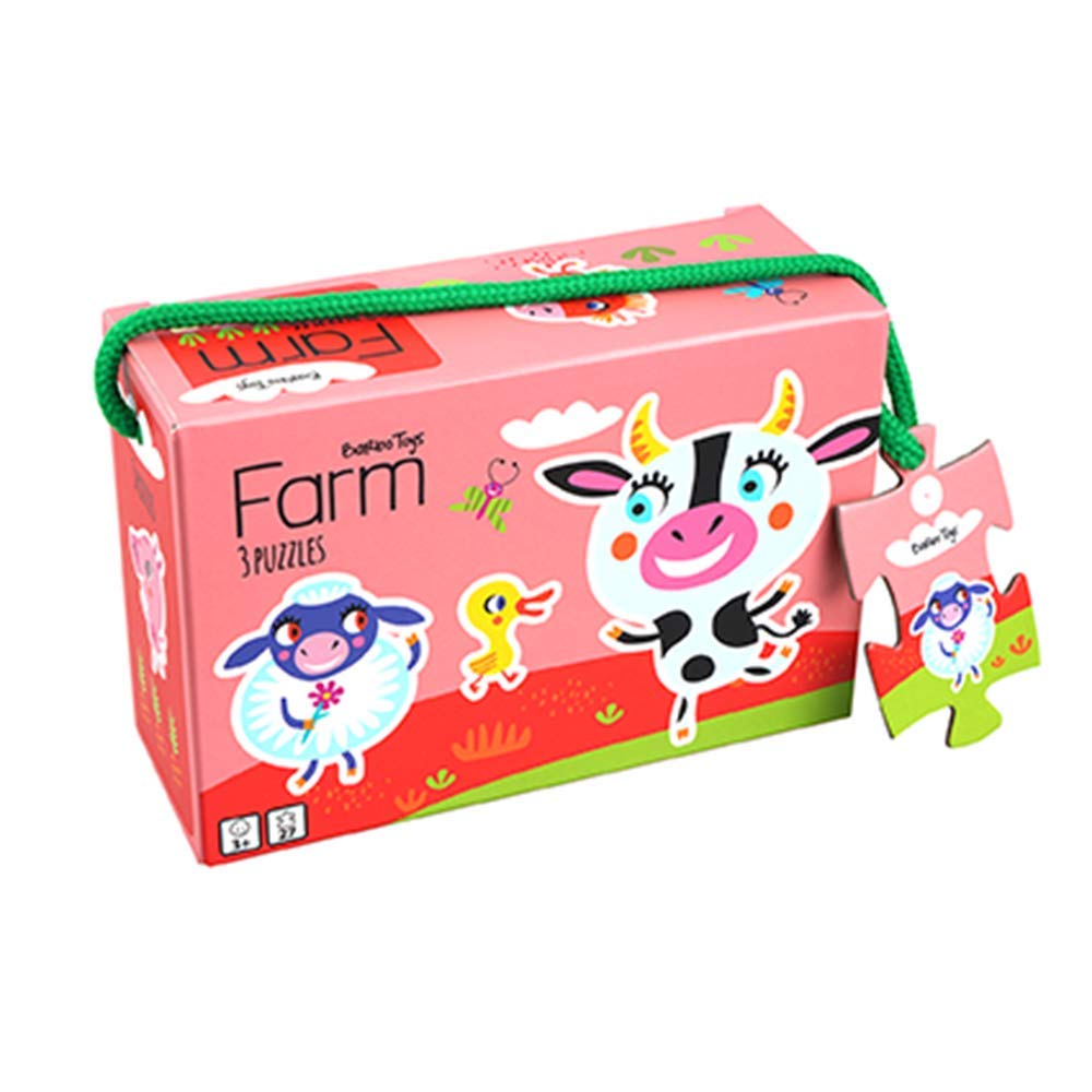 Little Bright Ones - 3 Puzzle - Farm