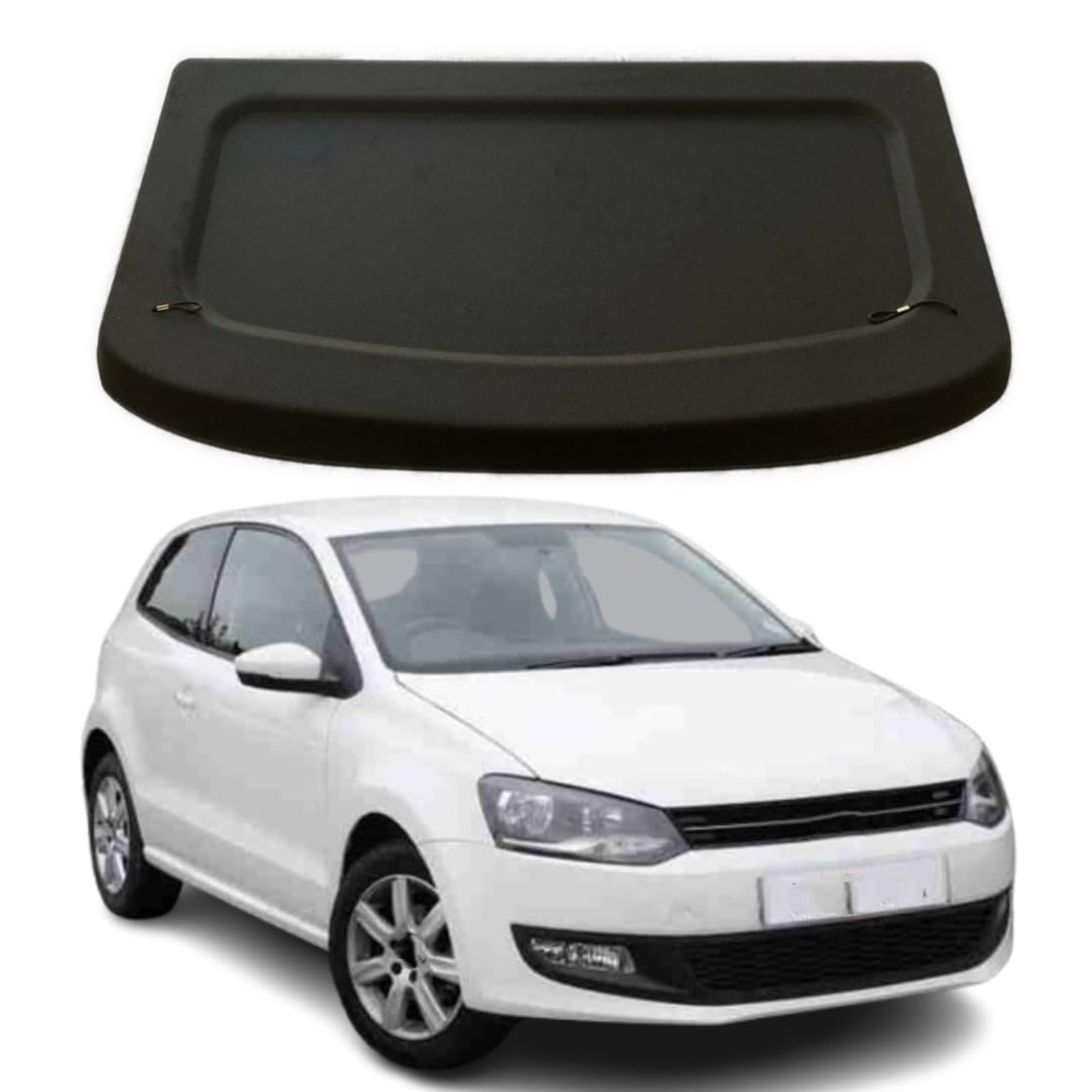 Étagère Arrière Rétractable Coffre Pour VW Pour Polo 6R 2009-2018 Plage Arrière/Cache-bagages/Cache-bagages