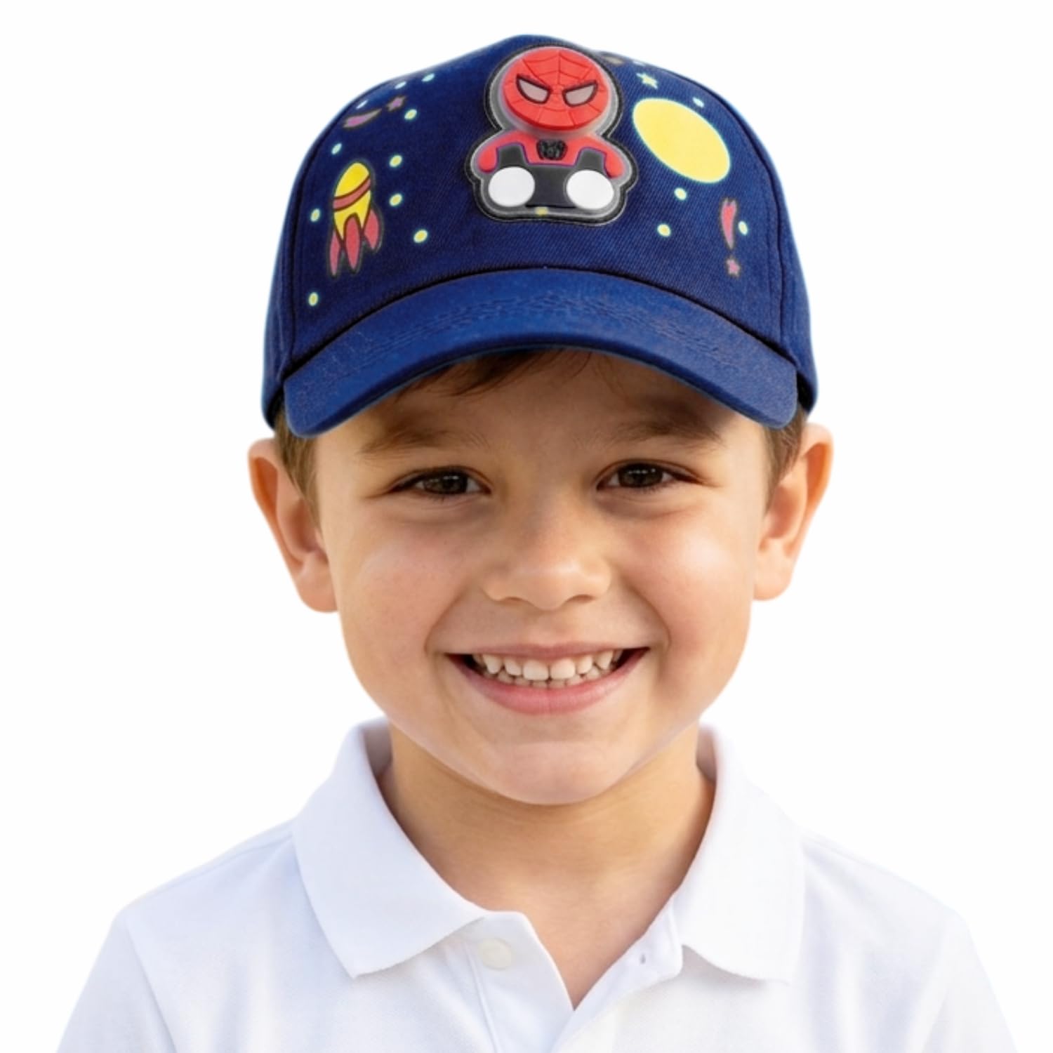 MHAX Spider Hero Kids Baseball Cap Cartoon Character Printed Adjustable Strap for Boys & Girls Lightweight Hat-image-29