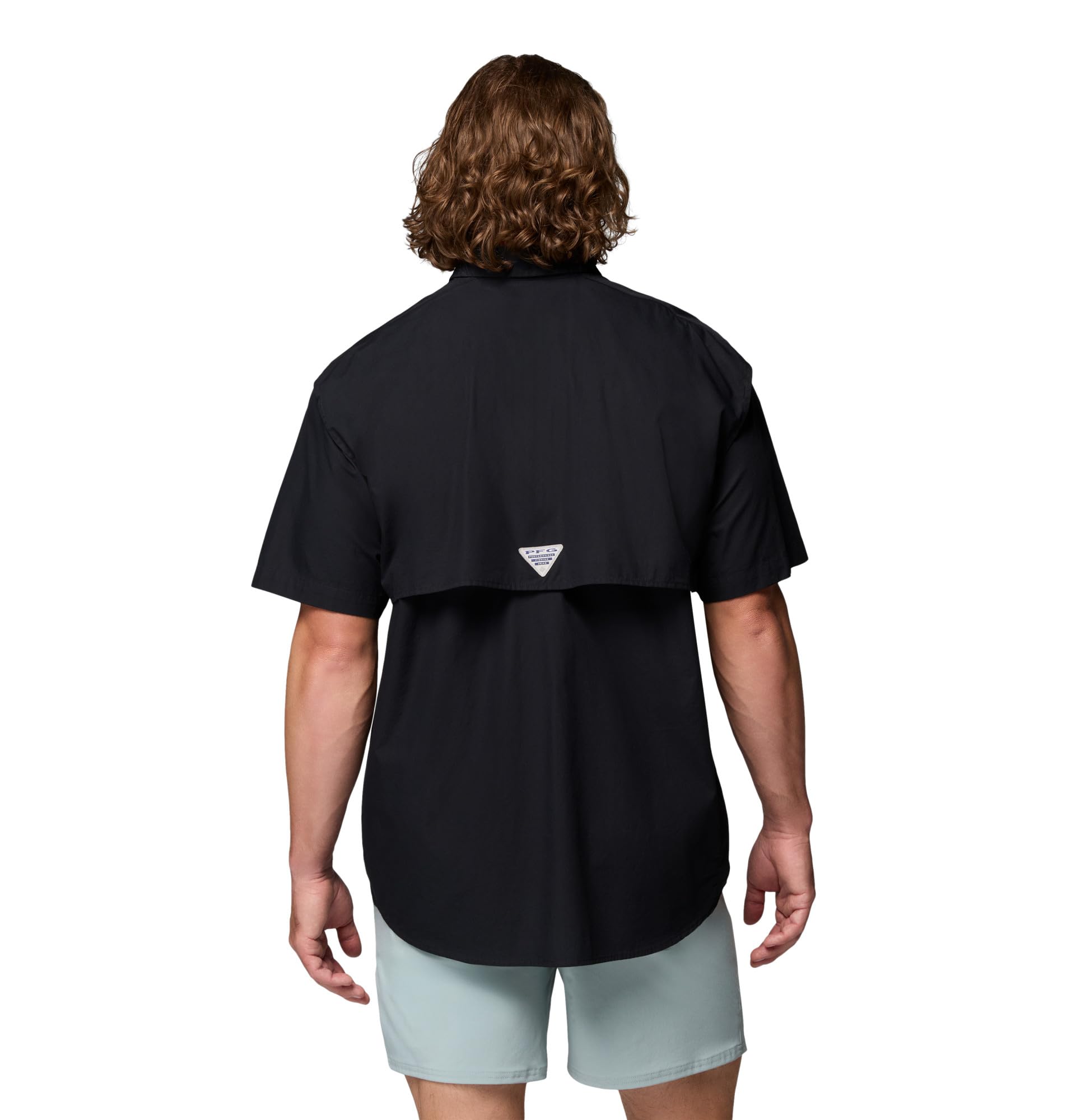 Columbia Chemise à manches courtes PFG Bonehead™ pour homme, noir, 5X