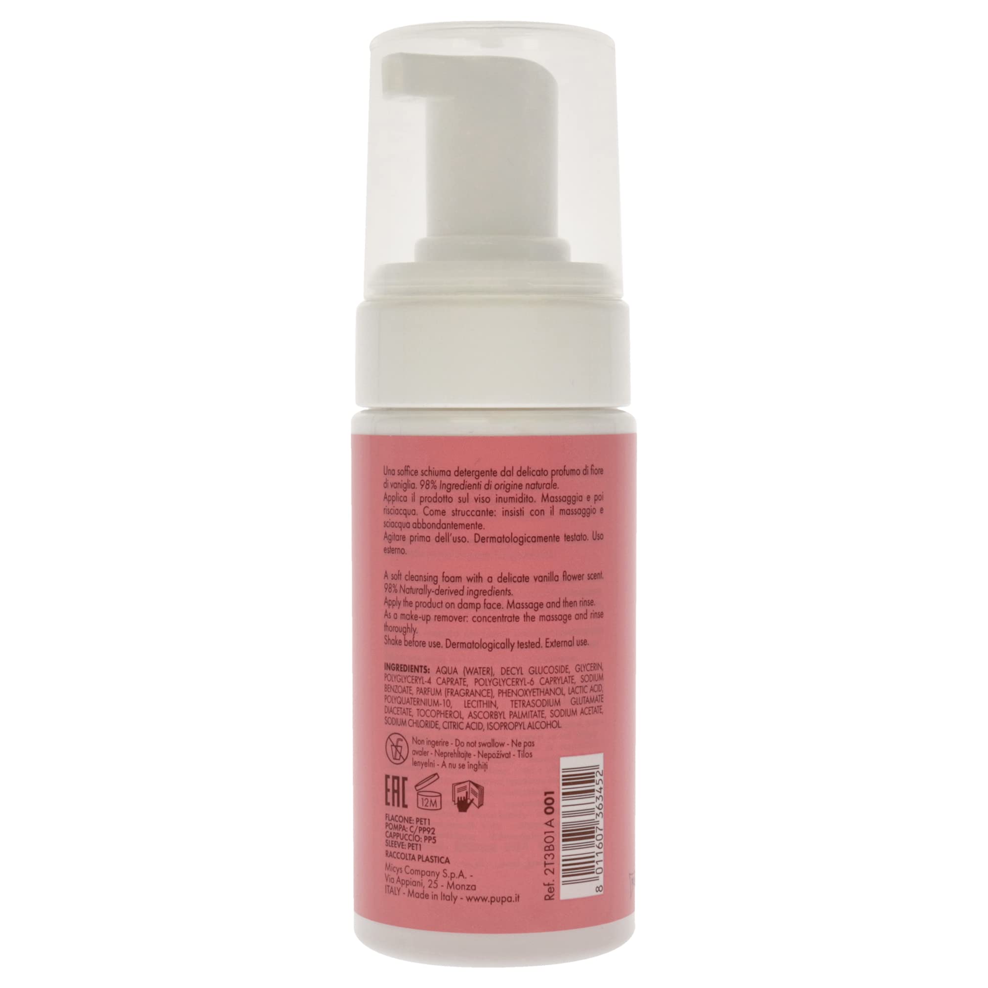 Pupa Yummy Cream Mousse Nettoyant 100 ml