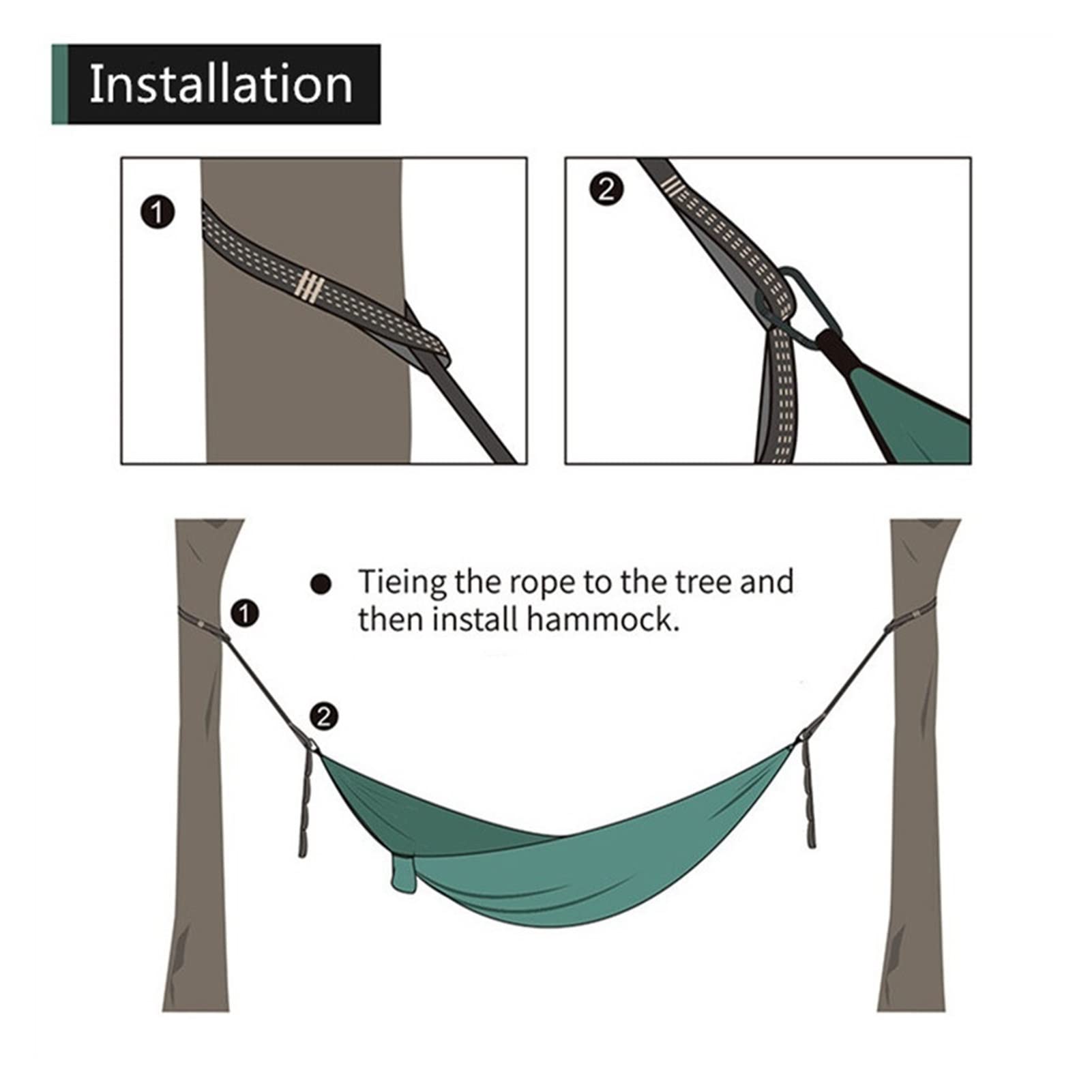 Altalena 2pcs / Set Hammock con Poliestere Rinforzato, con 5 Loop, 60 0kg. Cuscinetto a carico, spinata, Cinghie for Amaca da Campeggio all'aperto Nero Arrampicate e Altalene (Color : Blue)