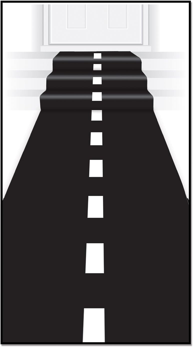 Racetrack Runner (poly w/double-stick tape) Party Accessory (1 count) (1/Pkg)
