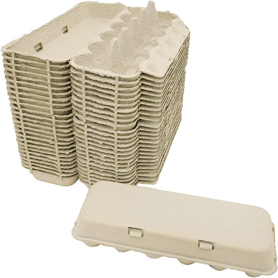 Stromberg's Large Blank Flat Top Egg Cartons for Chicken