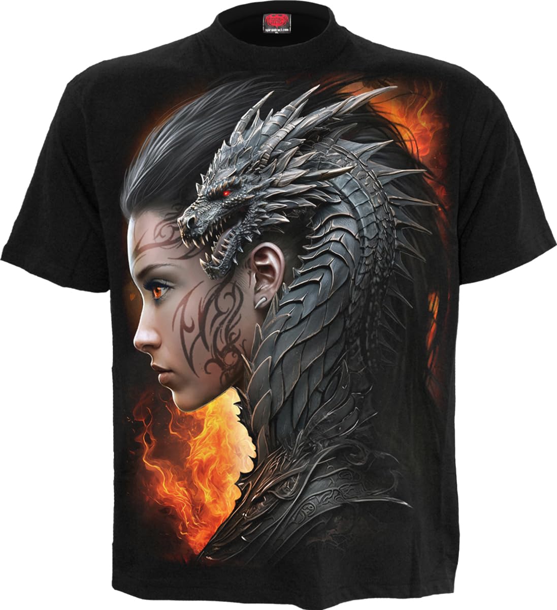 Spiral - Draco Queen - T-Shirt Black - XXL