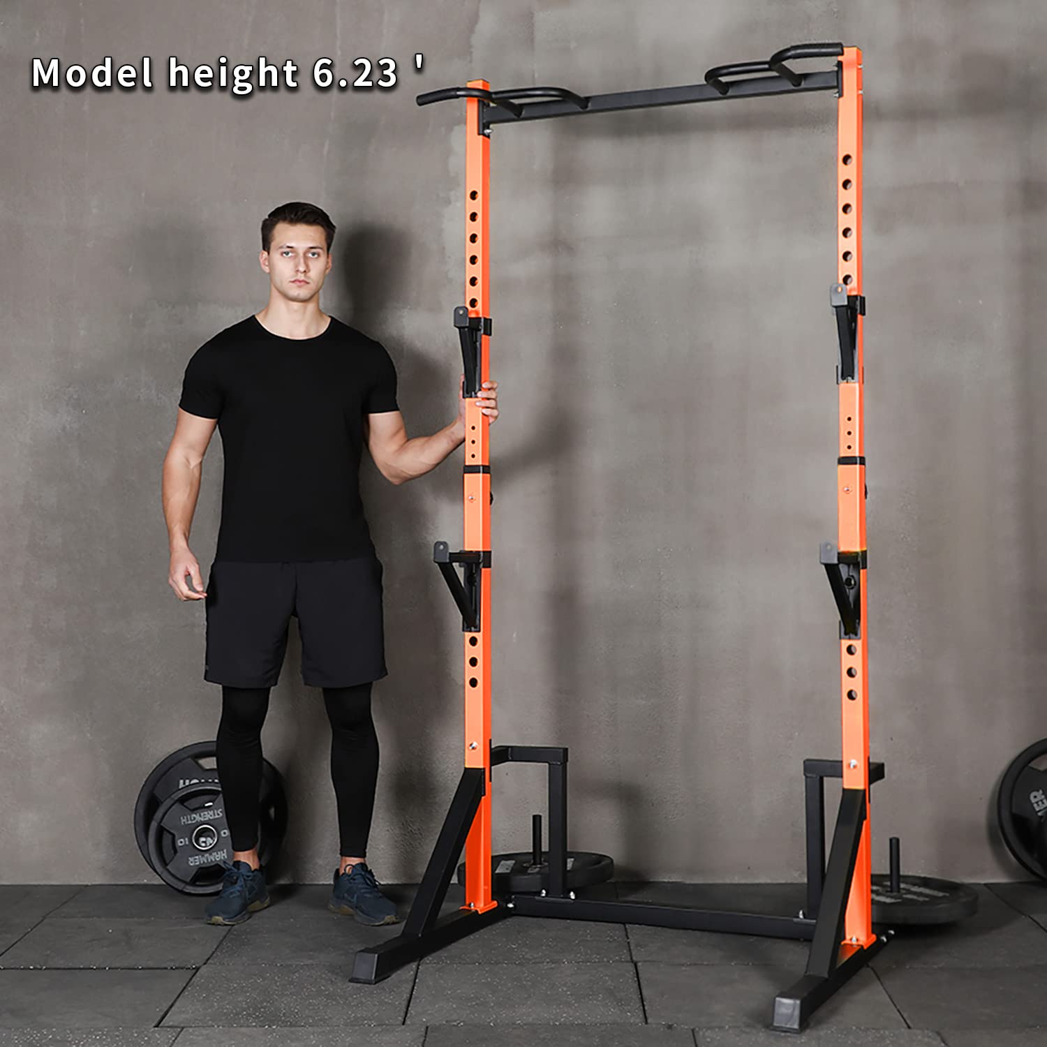 CANPA Multifunction Power Rack with Pull up Bar, Heavy Capacity and ...