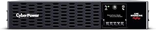 CyberPower PR2200RTXL2UAN Smart App Sinewave UPS System, 2200VA/2200W, 8 Outlets, 2U Rack/Tower, RMCARD205 Pre-Installed, EBM Option
