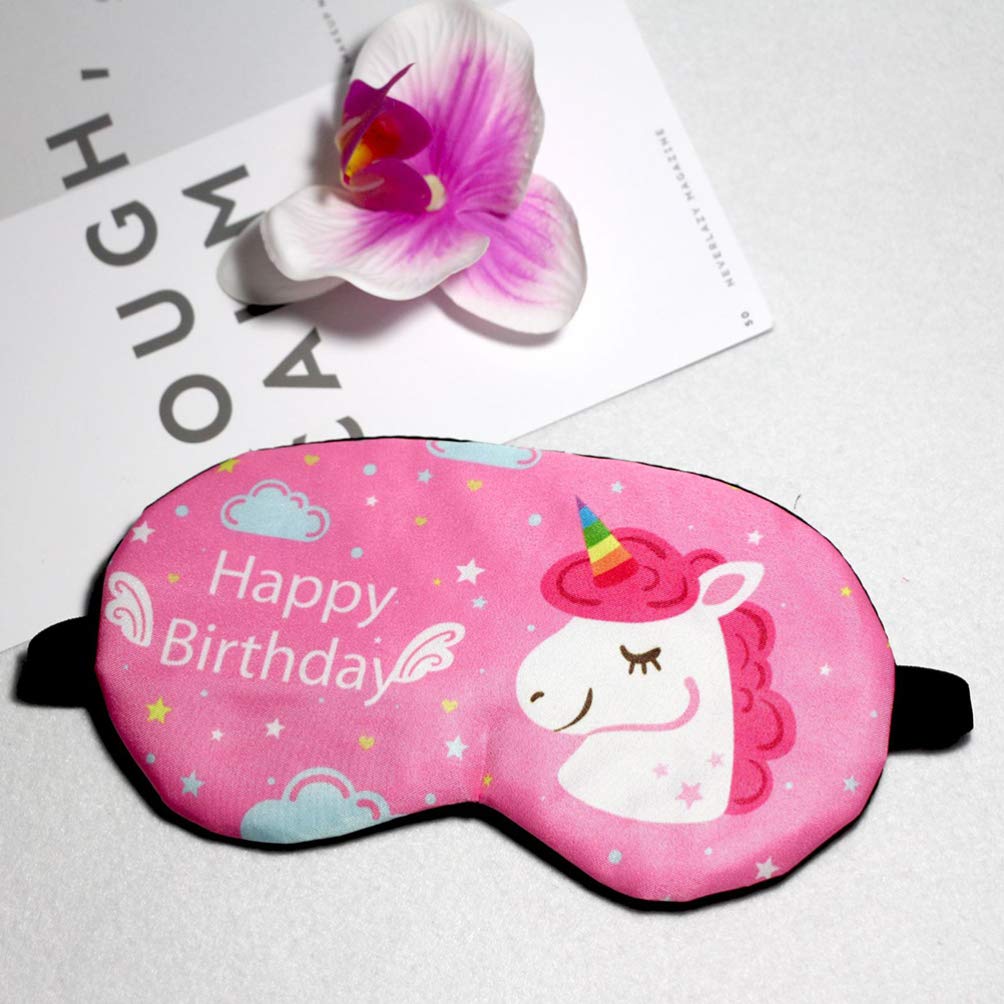 Cuscino Cervicale Per Bambini A Forma Di Unicorno - Memory Foam, 30x30 Cm, Con Mascherina E Tappi Per Le Orecchie
