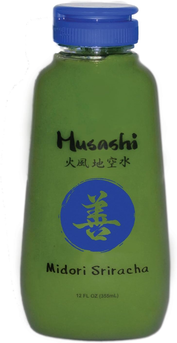Musashi Foods Midori Green Chili Sriracha Sauce, 12 Ounce