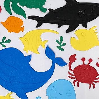 【水中の生き物20円シリーズ】サンプルページ（ペーパークラフト クラフトパンチ） 水中の生きシリーズ】サンプルページ（ペーパークラフト