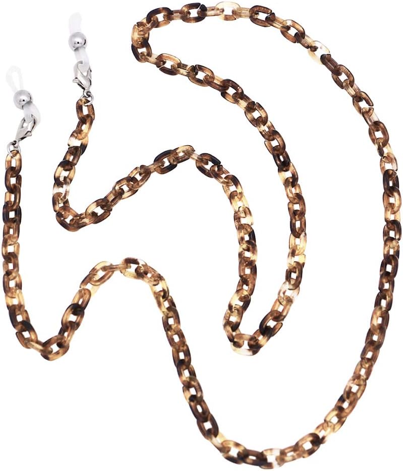 KAI TopEyeglass Chain Sunglass Chain for Women Men, Acrylic Mask Lanyard Chain Face Mask Chain for Adults