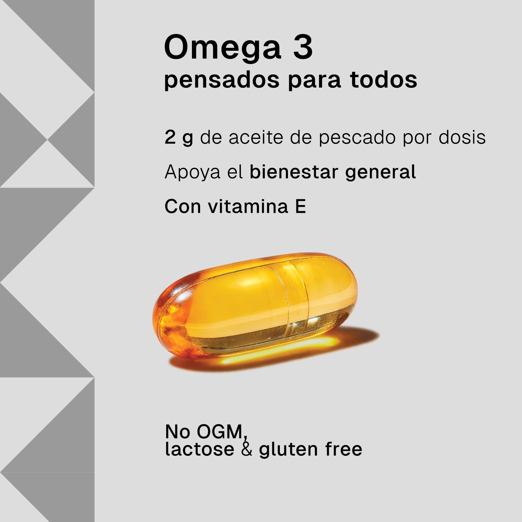 Omega 3 2000 mg RTP, 720 Cápsulas Blandas, Con Vitamina E