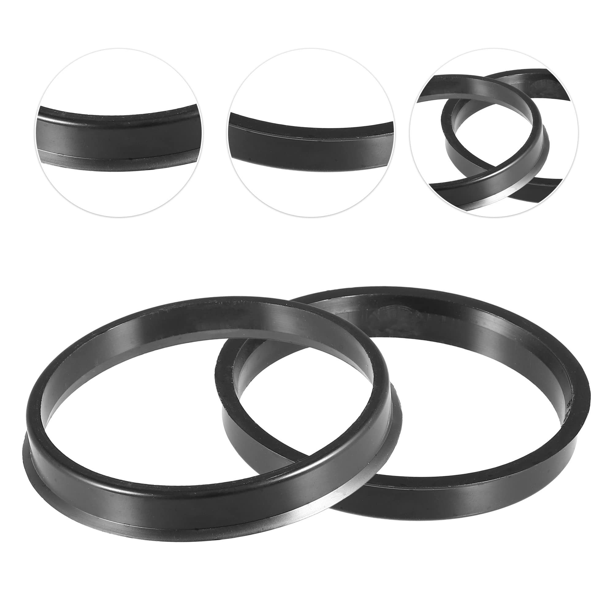 X AUTOHAUX 72,6mm A 70,1mm Universal Coche Cubos Centrados Anillos