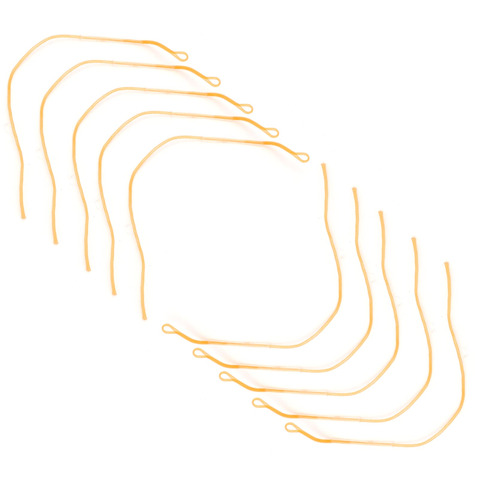 Generic Pack of 10 Leader Loop Connectors 20LB Orange Fly Fishing Leader Connector Spool, Genericfzhv1ymkrx