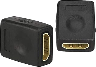 Pipestation HDMI Coupler – 2 Pack | Supports 4K @ 60Hz UHD HDMI 1080P 3D and HDR | HDMI to HDMI Connector | HDMI Extension Adapter | HDMI Extender Adaptor Coupler | HDMI Female to HDMI Female