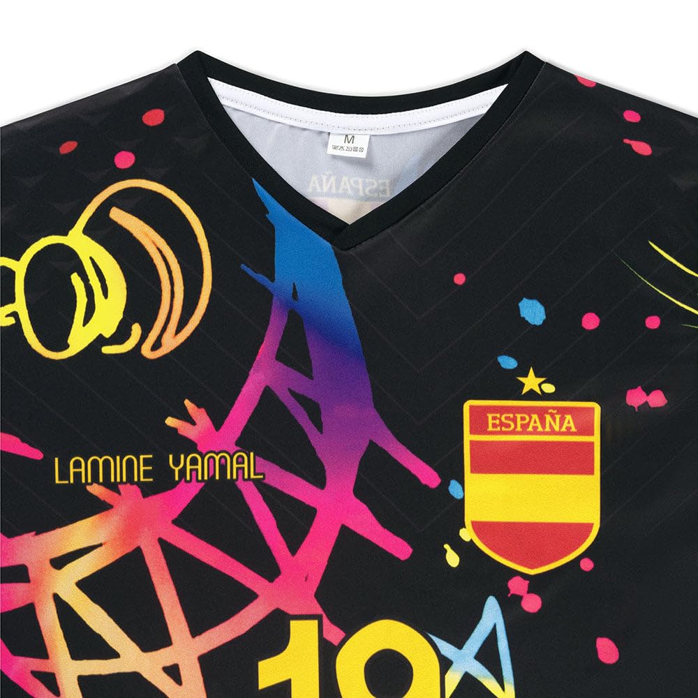 Maillot Lamine Yamal - Maillot de Foot d'Espagne - Tenue de Football - Enfants et Adultes - Ensemble Foot