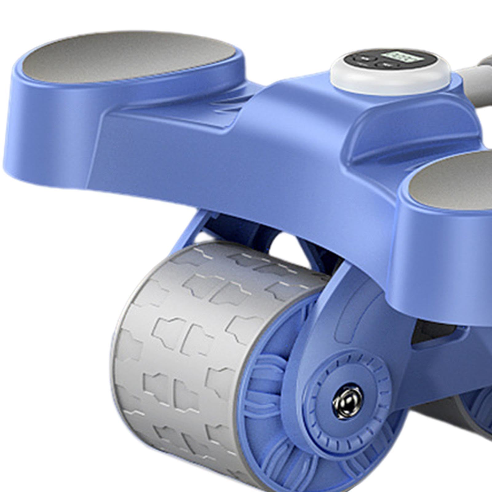 COMBR Automatic Return Abdominal Wheel Silent Ab Roller Wheel for Uni Training Blue