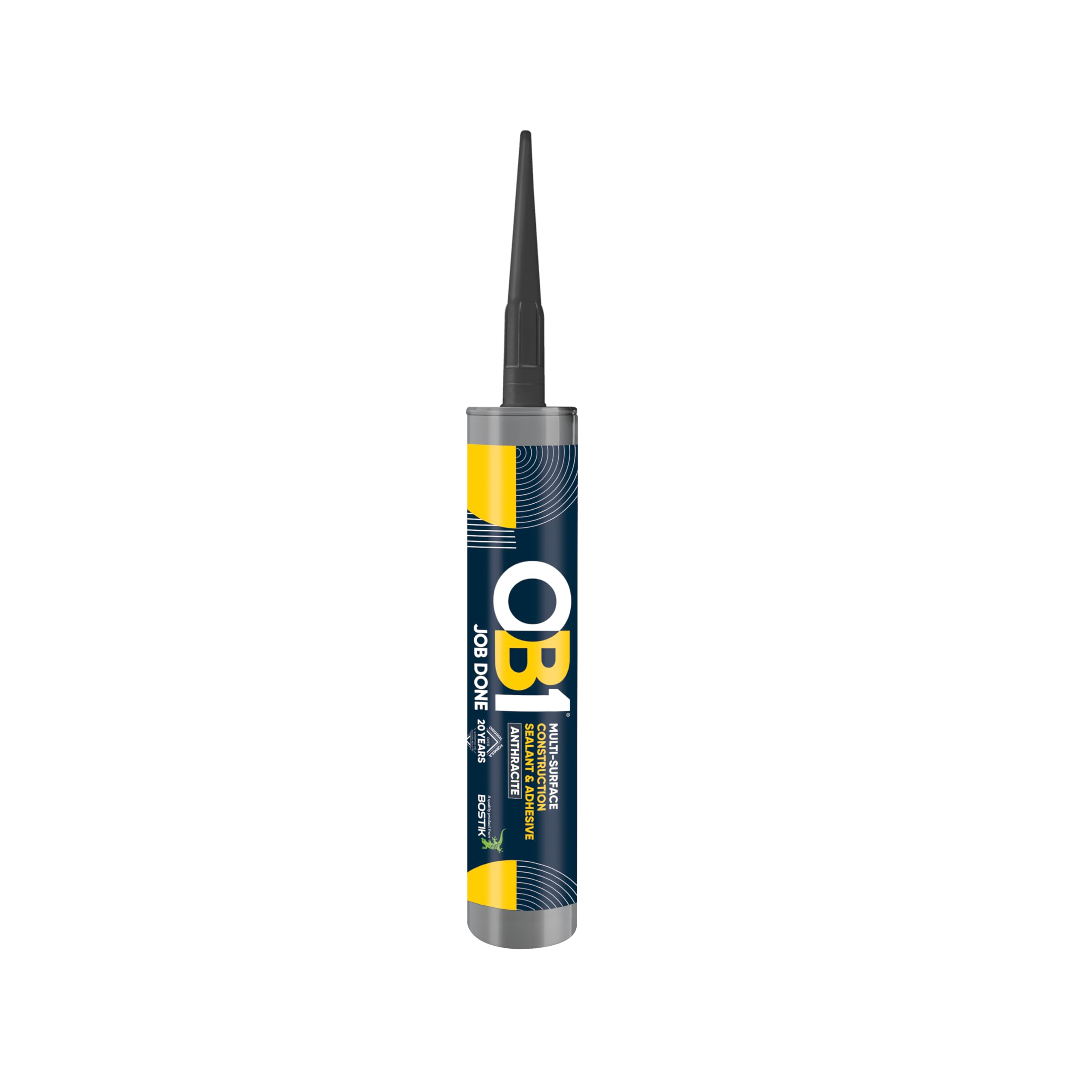 6x OB1 Multi-Surface Construction Sealant Adhesive Waterproof Hybrid- Anthracite