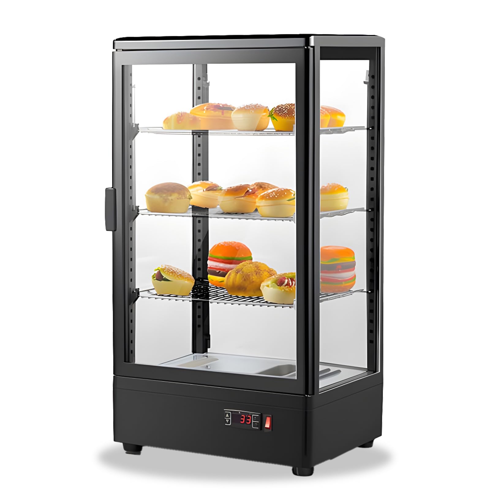 Amazon.co.jp: 18Depot ホットショーケース 保温 省エネ コンパクト