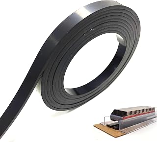 Monopolar Magnetic Strip 1/2" for Maglev Train Science Project Kit,Thickness 0.12 Inches (Length 100 feet for Classroom)