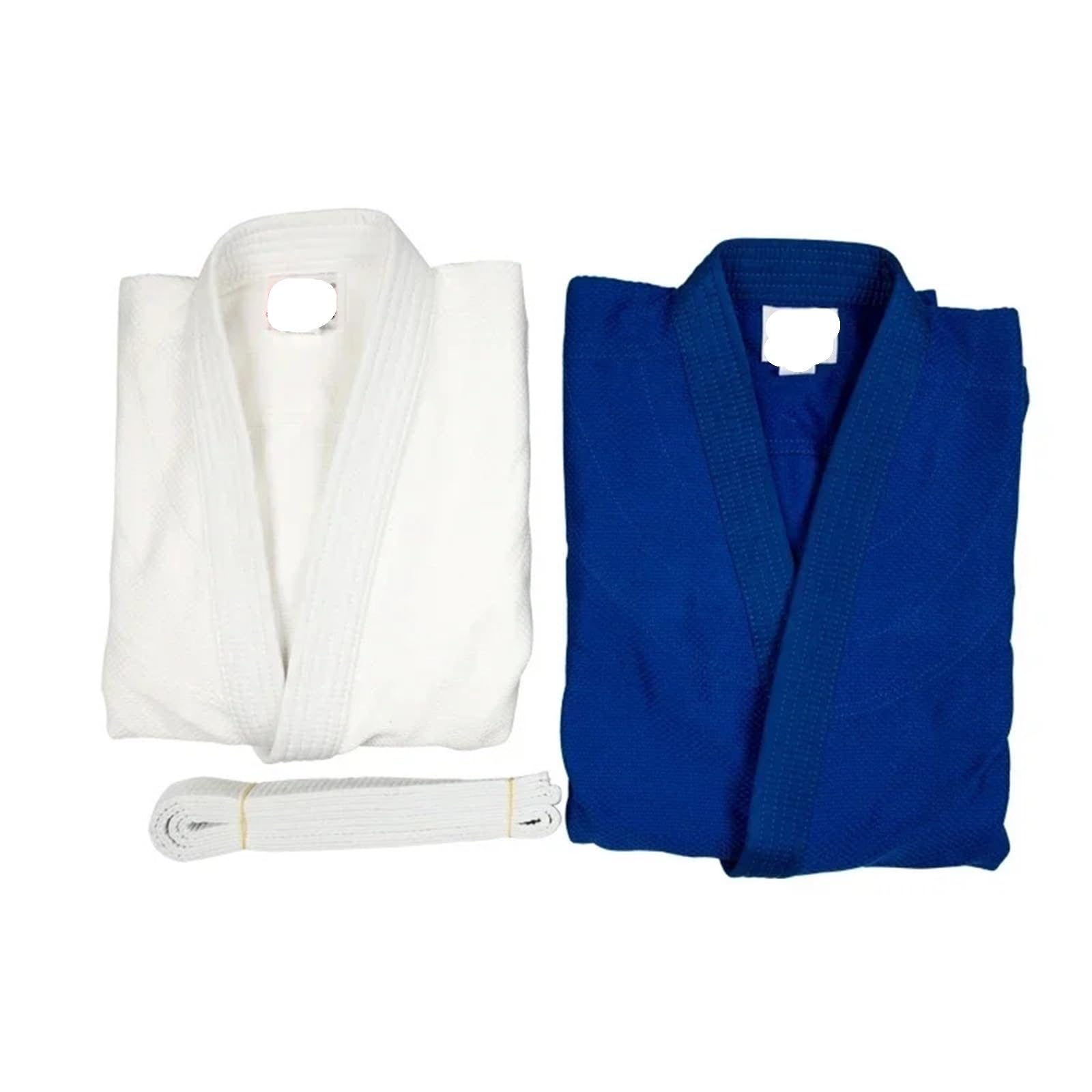 Traje De Judo Uniforme profesional de artes marciales Judo Gi con cinturón blanco, Kimono blanqueado tejido único, perfecto for competición o entrenamiento