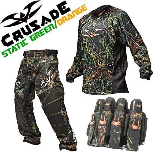 Valken Jersey Crusade -Static Grn/Org-2XL