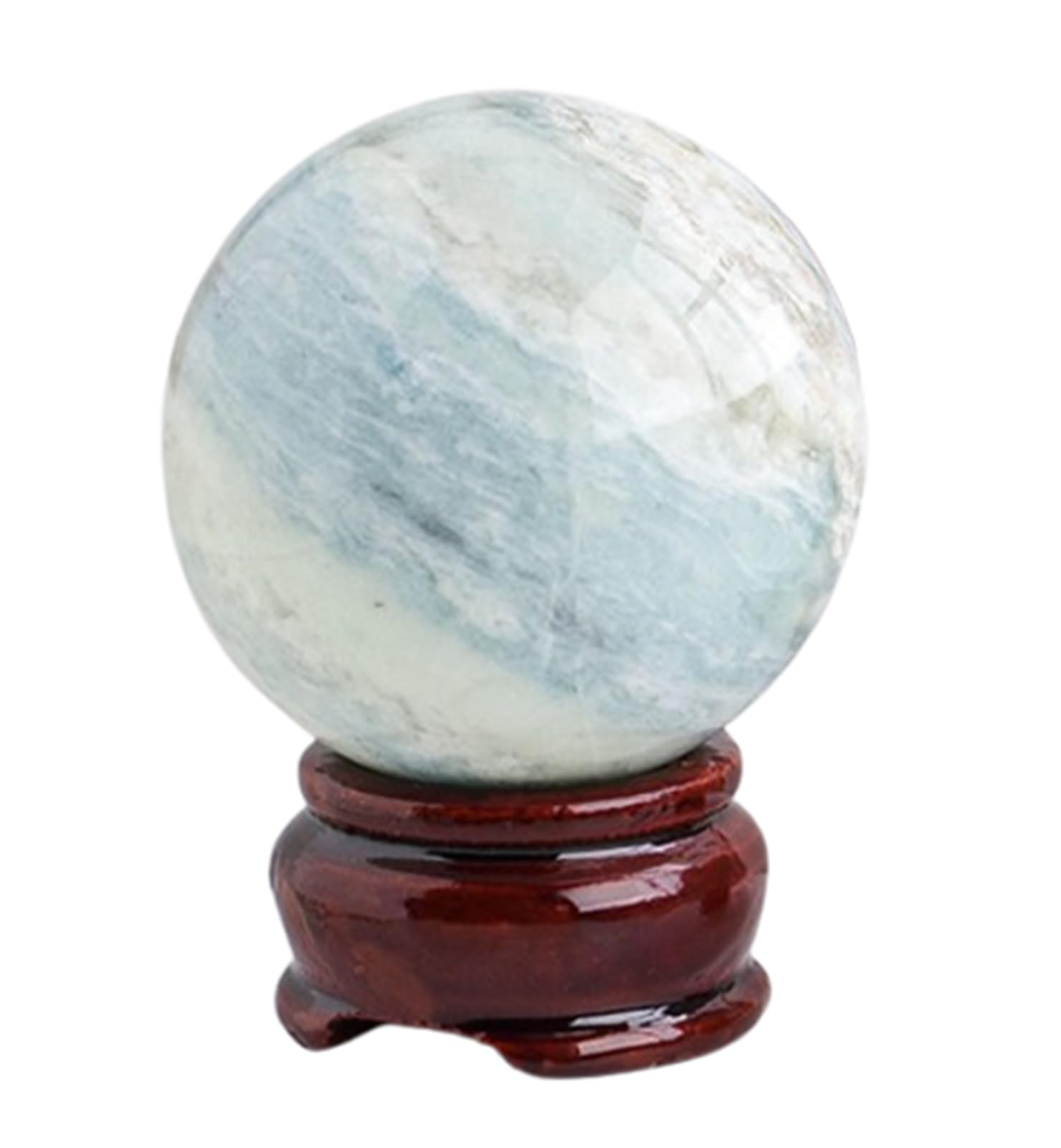 DPURPIWADY Crystal Ball for Home Decoration,Polished Sphere Ornaments Feng Shui for Display Divination Orb Décor,6.5~7cm