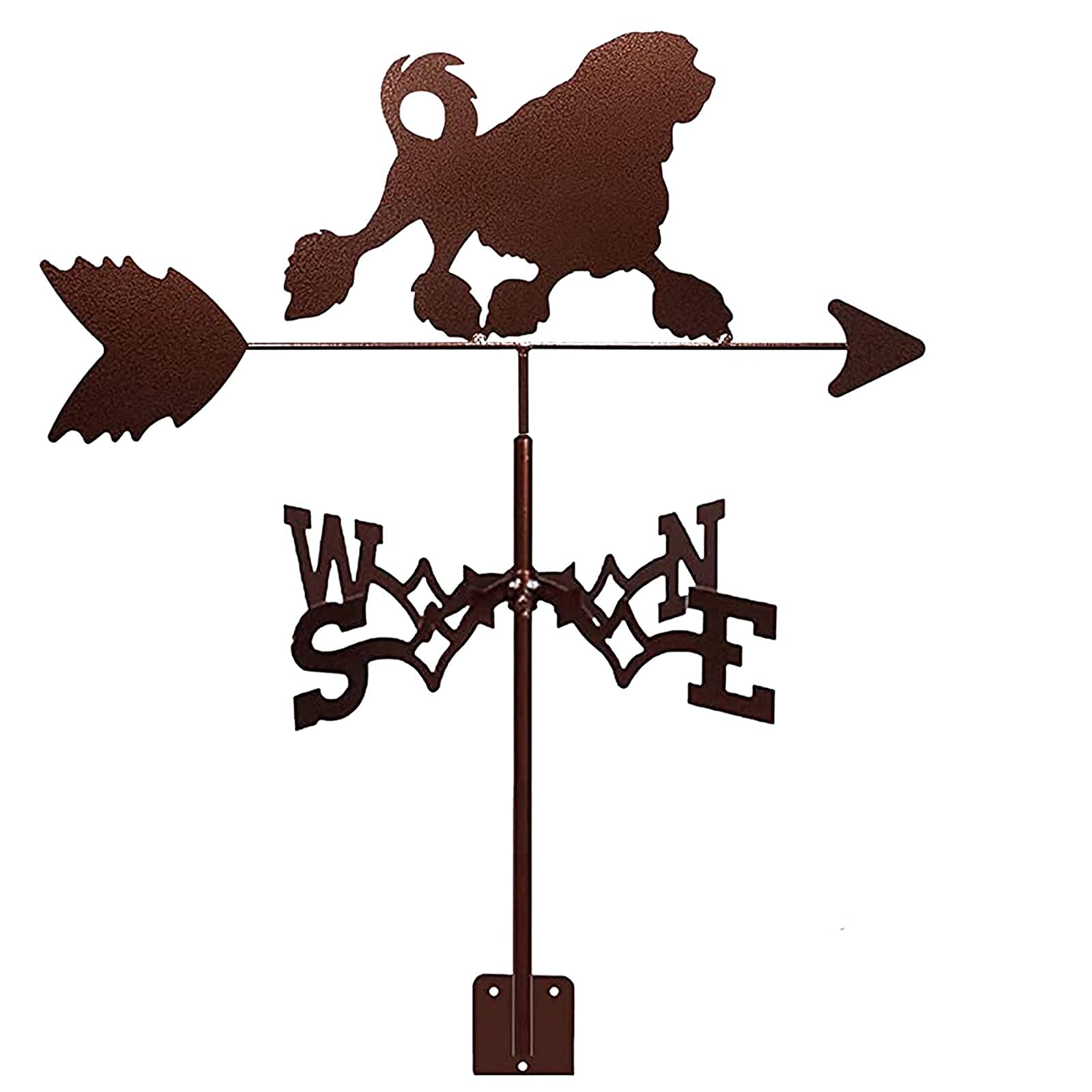 RKYRRKI Weathervane Outdoor Stainless Steel Weather Vane Wind Vane Measuring Tools Wind Direction Indicator for Farm Yard Garden Gazebo Decorations