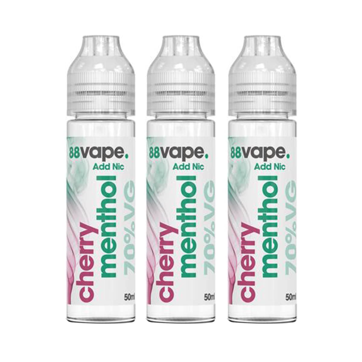 88 Vape E Liquid Cherry Menthol 50ml Pack Of 3 Vape Juice