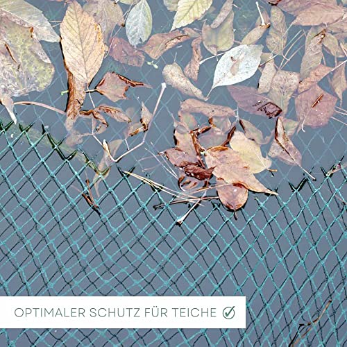 4m x 5m (20m²) Vogelschutznetz, Vogelnetze, Teichnetz, Taubennetz Balkon, Schutznetz für Obstbäume, Netz für Garten, Laubnetz und Vogelschutz, Vogelschutznetz Engmaschig