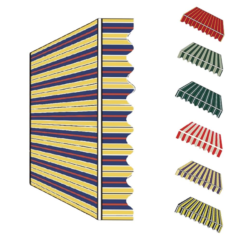Auvent rétractable de 400 x 300 cm en toile durable pour extérieur