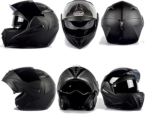 Miniatura 7 de Casco abatible para bicicleta de calle, aprobado por DOTECE, con doble visera, protector solar, Bluetooth, sistema de comunicación, ventilación para