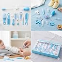 Zoriada Premium 12-Piece Baby Hygiene Grooming Kit with Brush Comb Thermometer Set gallery image