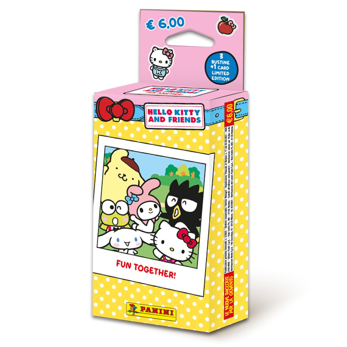 Hello Kitty & Friends™ – Fun Together! Trading Card Collection Panini - Super Starter Pack [Raccoglitore + 9 Bustine + 3 Card Limited Edition]