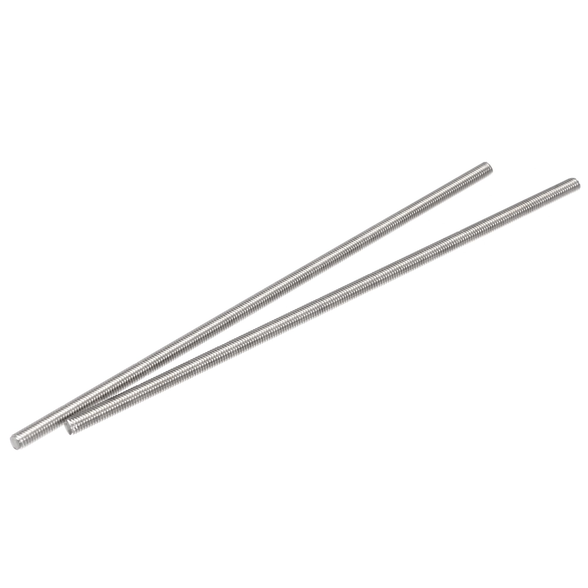 Lot de 10 tiges filetées entièrement filetées en acier