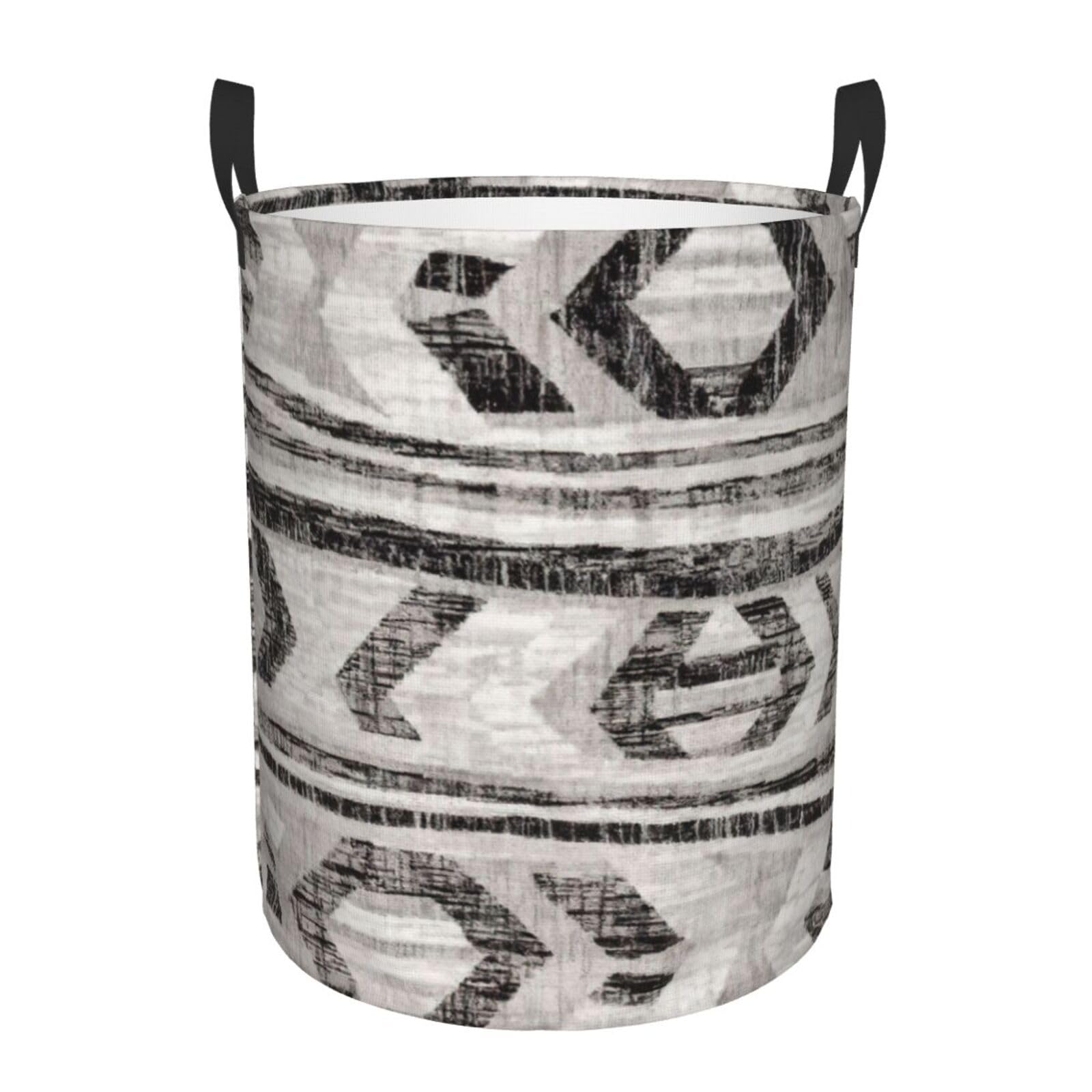 Panier à linge gris et grand bac de rangement de couverture pour chambre