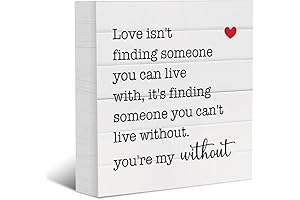 I Love You Gifts Decorative Wooden Box Sign