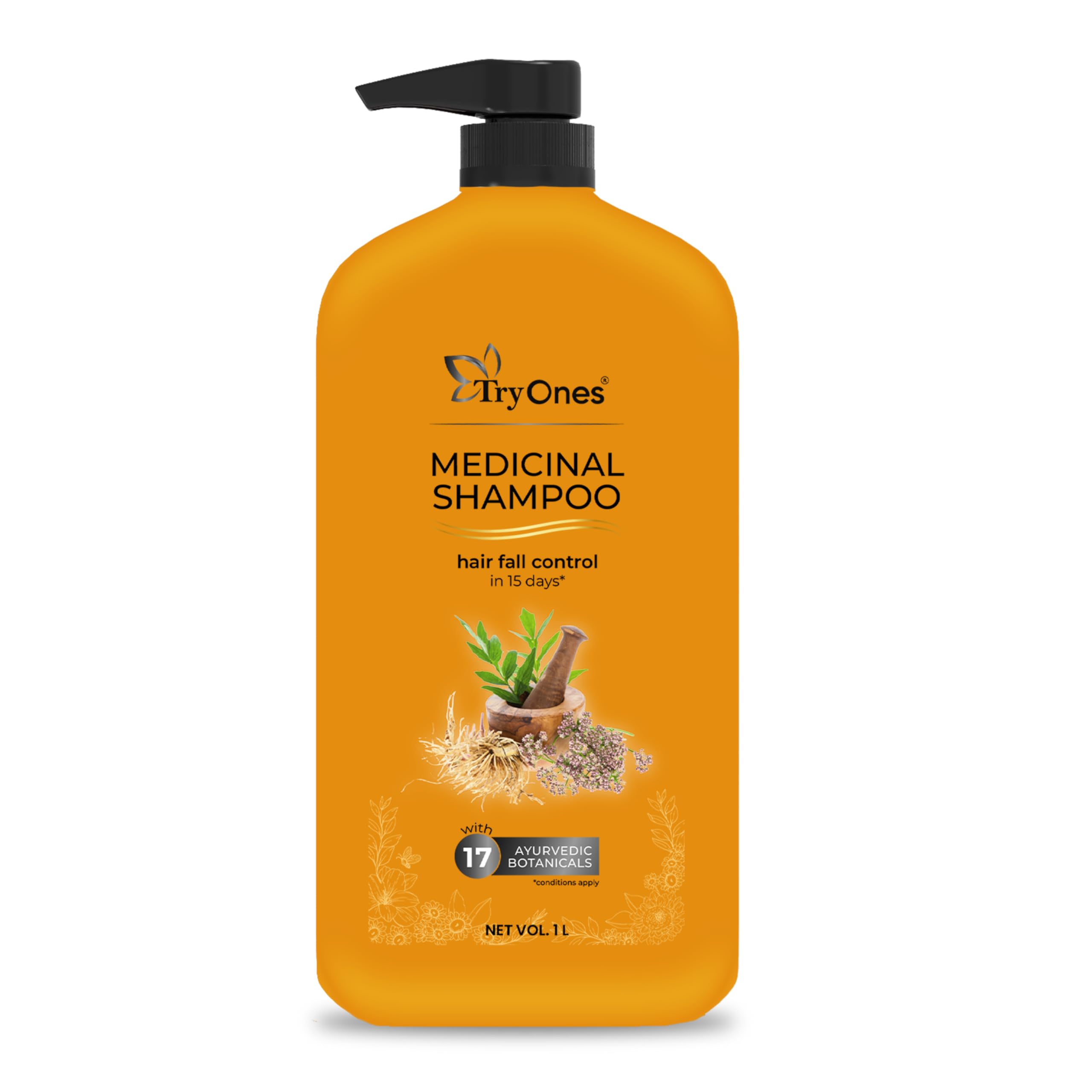 Medicinal Shampoo | Helps Control Hair Fall & promotes hair growth 1000 ml