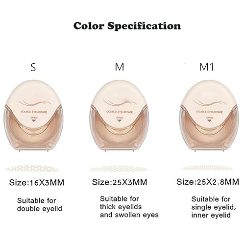 Miniatura 6 de Adhesivo invisible de doble párpado sin pegamento (120 tiras por paquete), cinta adhesiva doble fina y transparente, levantamiento de ojos invisible
