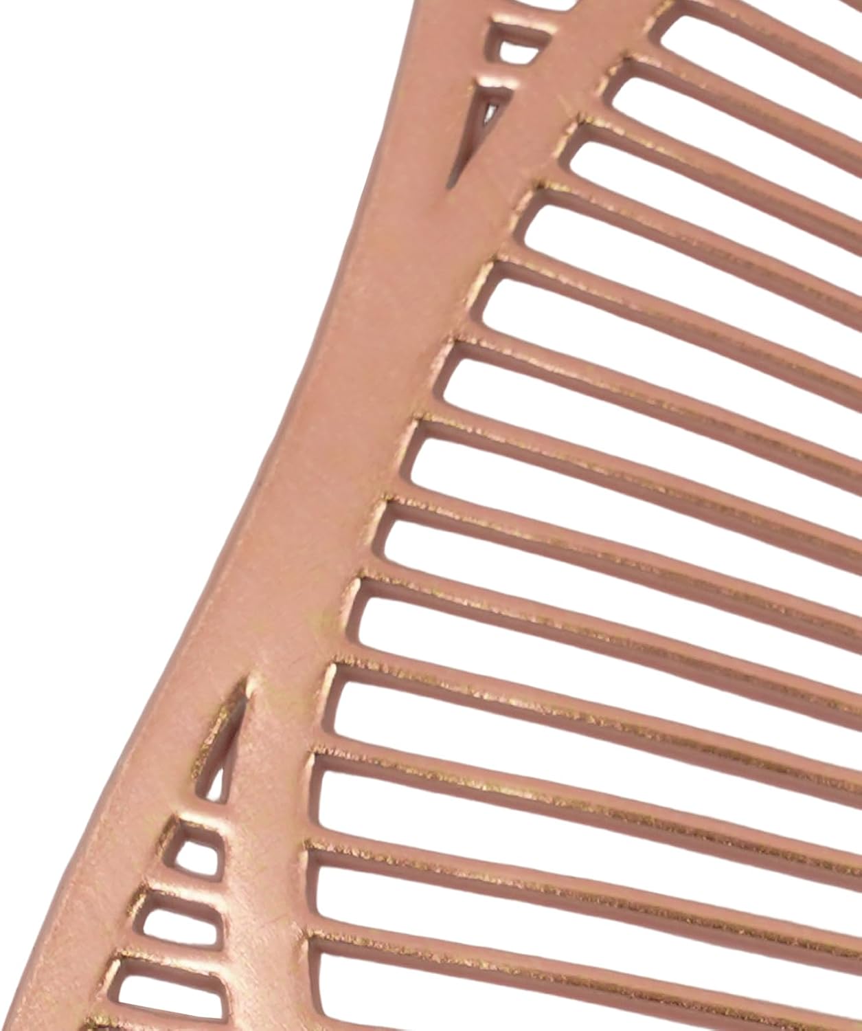 300pcs Dining Table Mats, Rose Slip Resistant Place Mats Set, 14.96inch PVC Hollow Out Dinning Place Mat for Wedding Dining Kitchen, Smooth Edges, Repeated Use (Rose Gold)