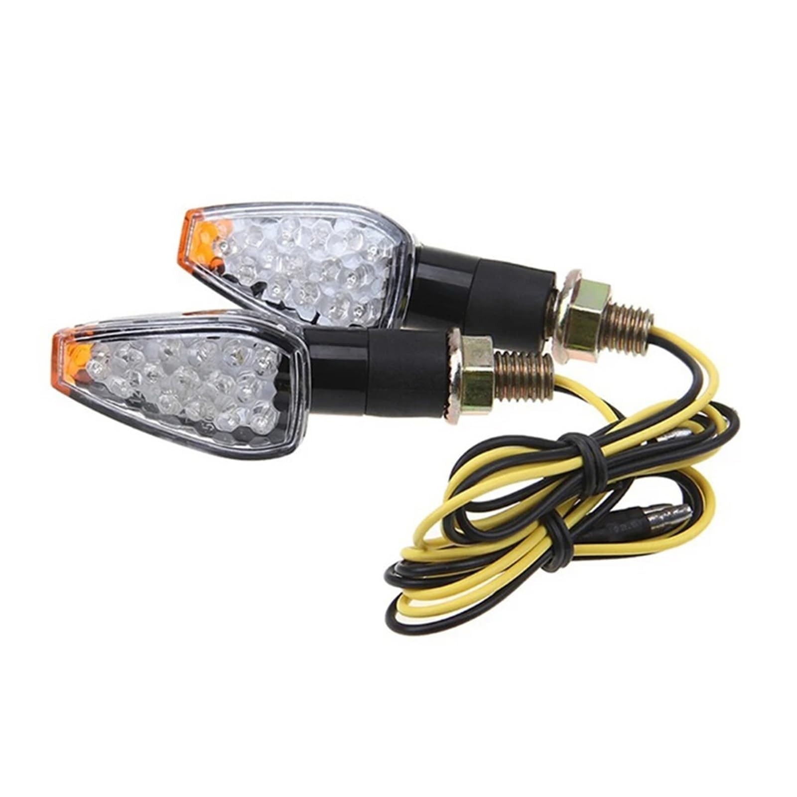Mini Indicatori di Direzione Indicatore di direzione anteriore o posteriore per moto Per Ducati, tutti i modelli e anni, 14 LED, luce Per Ambra, universale, 12V