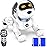 okk Robot Dog for Kids, Remote Control Programmable Robot Toy Dog, Smart Dancing Walking Puppy, Interactive Voice Control Toys, Electronic Pets Gift for Boys Girls